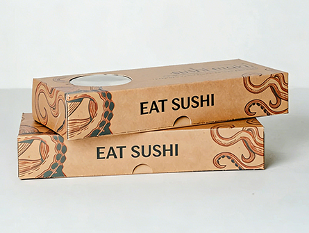 Sushi Take Away Packaging with Window